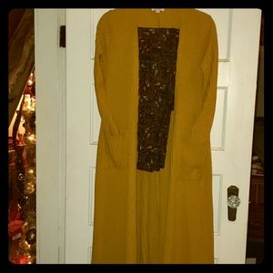 Lularoe Mustard Sarah Medium
